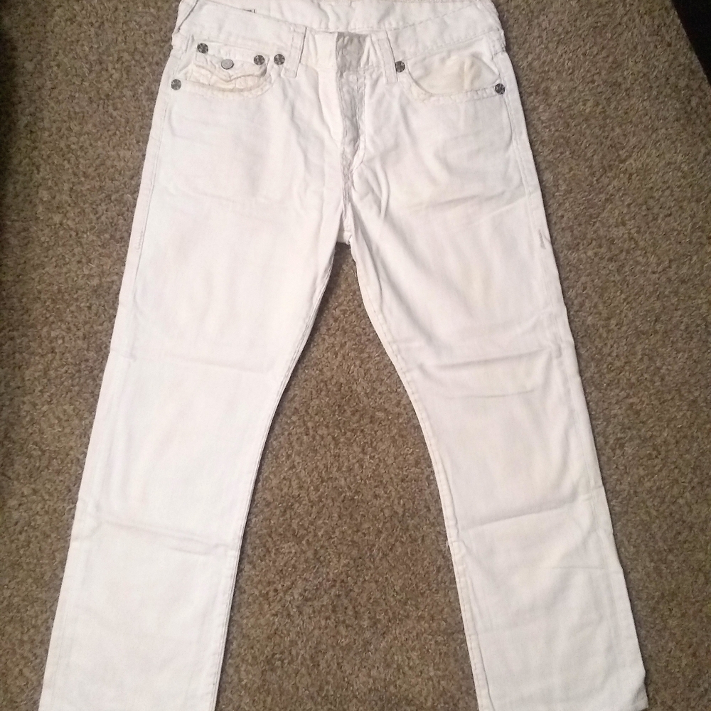 White Mens Jeans